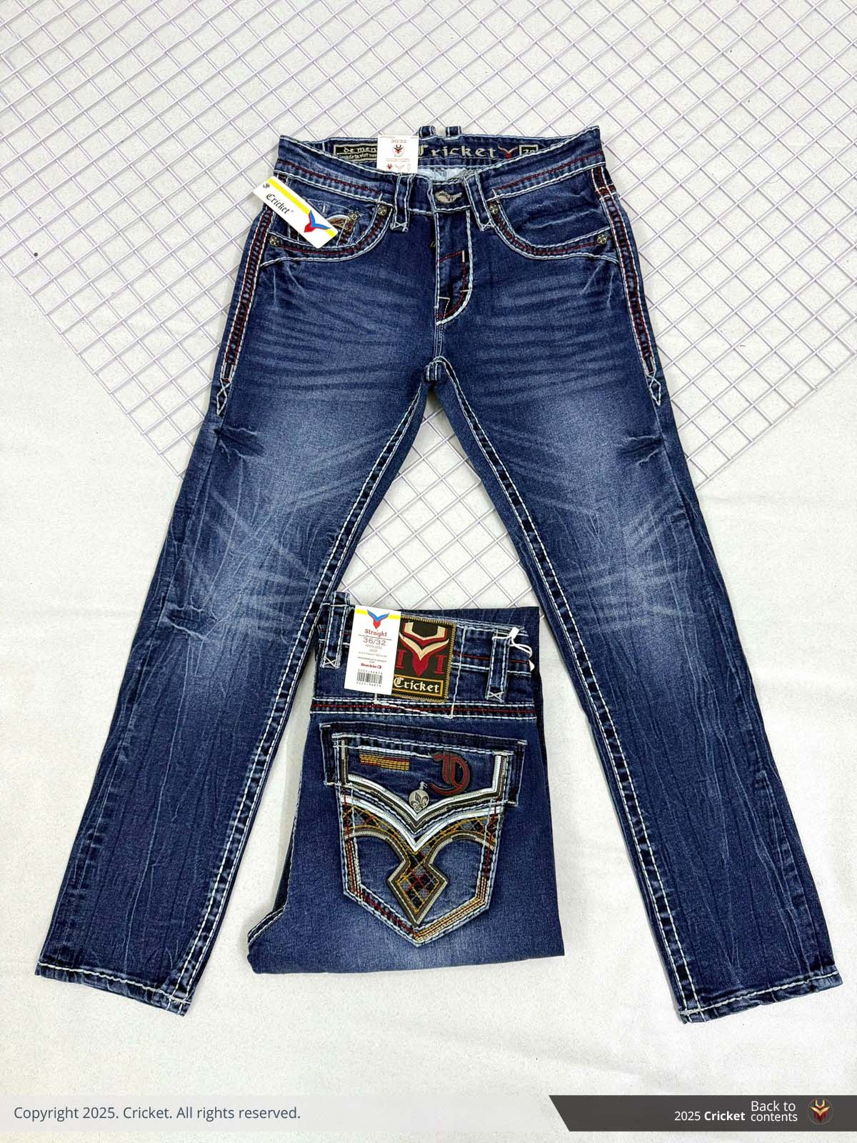 Quần Jean dài xanh